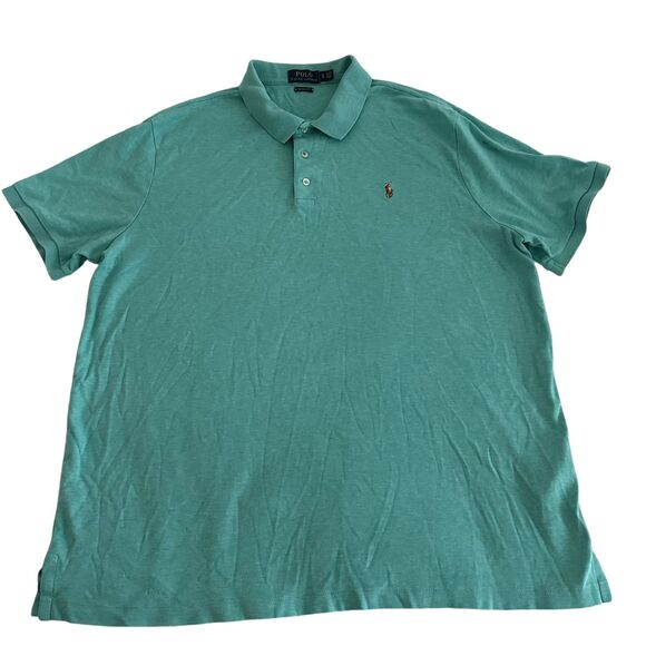 Polo by Ralph Lauren Polo Shirt Men's Size XL Green/Flesh Horse Classic Fit - Picture 1 of 4